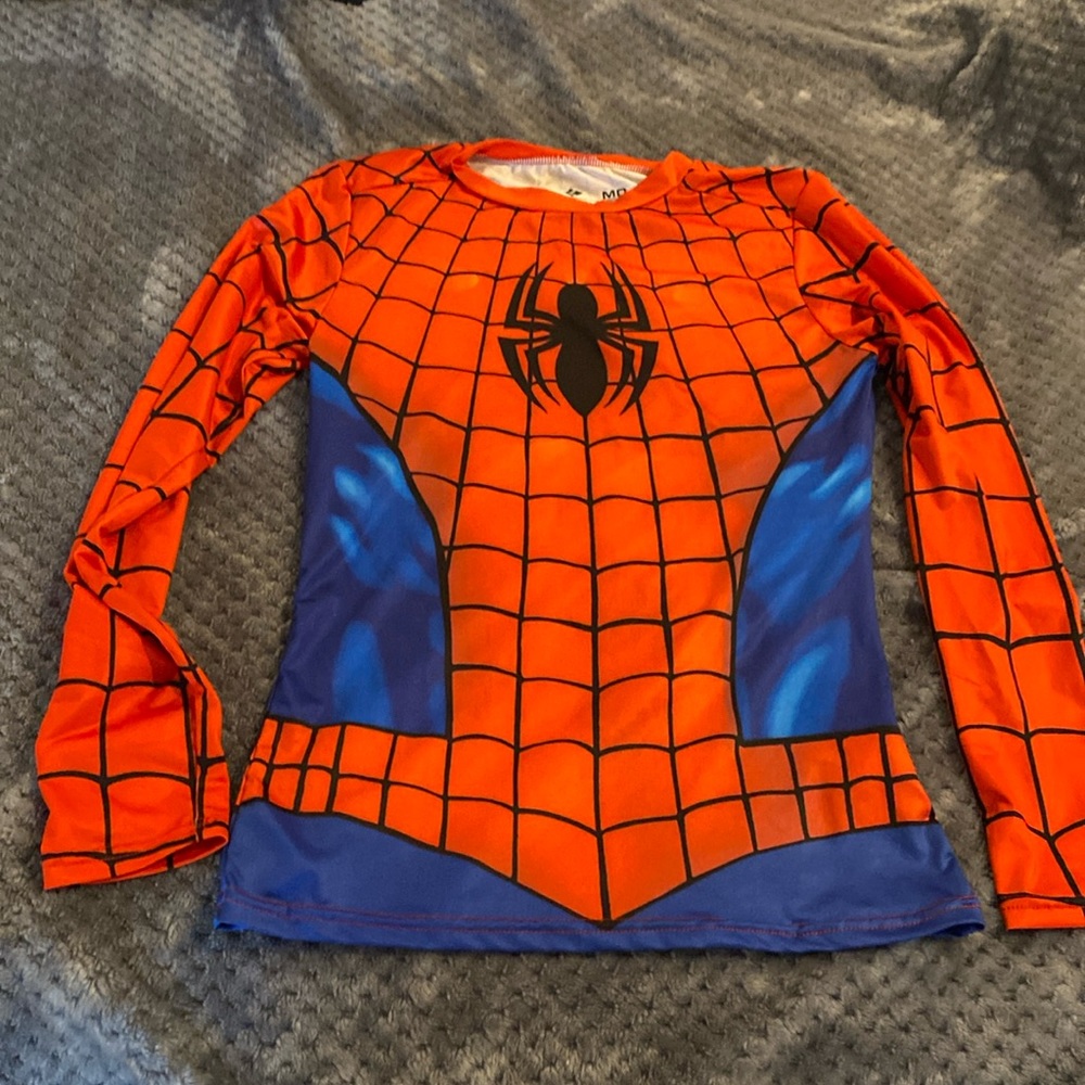 PC super cool boys Marvel Spider Man athletic shirt SzM Spiderman Cody Lindin